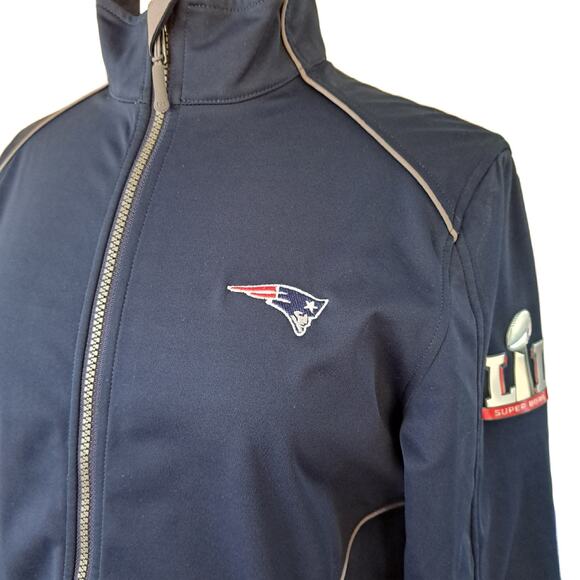 Cutter & Buck New England Patriots Women's Small Softshell Jacket Superbowl NFL - Picture 2 of 9